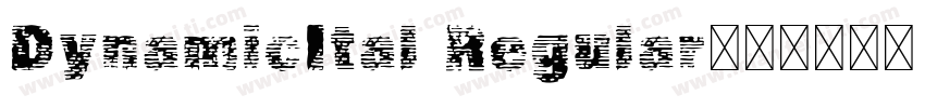 DynamicItal Regular字体转换